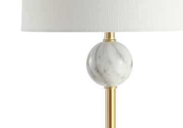 Vaughn 60" Modern Metal/Resin LED Floor Lamp - JONATHAN Y